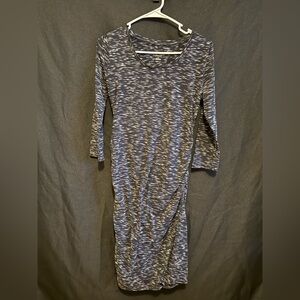 Liz Lange Black and White Long Sleeve Dress